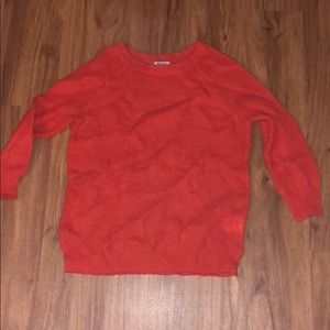 Orange sweater